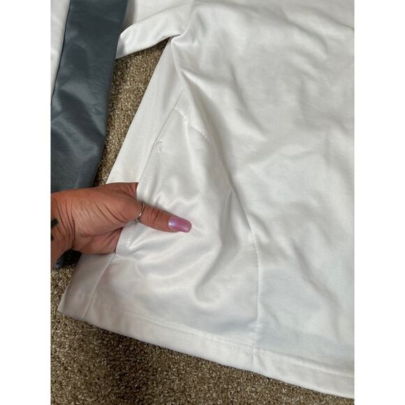 United States Olympic Committee  Size XL Jacket White & Gray Full Zip Made USA - Picture 6 of 10